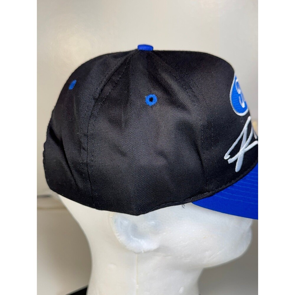 Vintage Ford Racing Snapback Hat Cap Black Blue - Picture 5 of 8